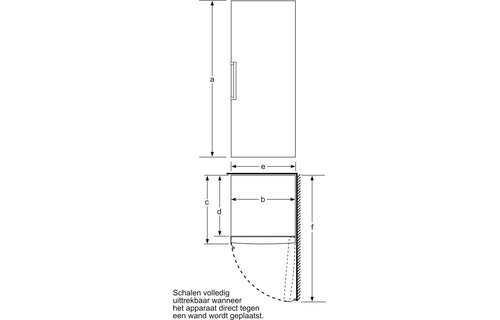 Bosch GSN54DWCV Serie 6 - Vrieskast