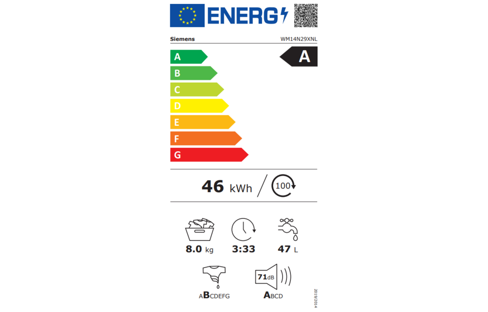 Siemens WM14N29XNL iQ300 extraKlasse - Wasmachine