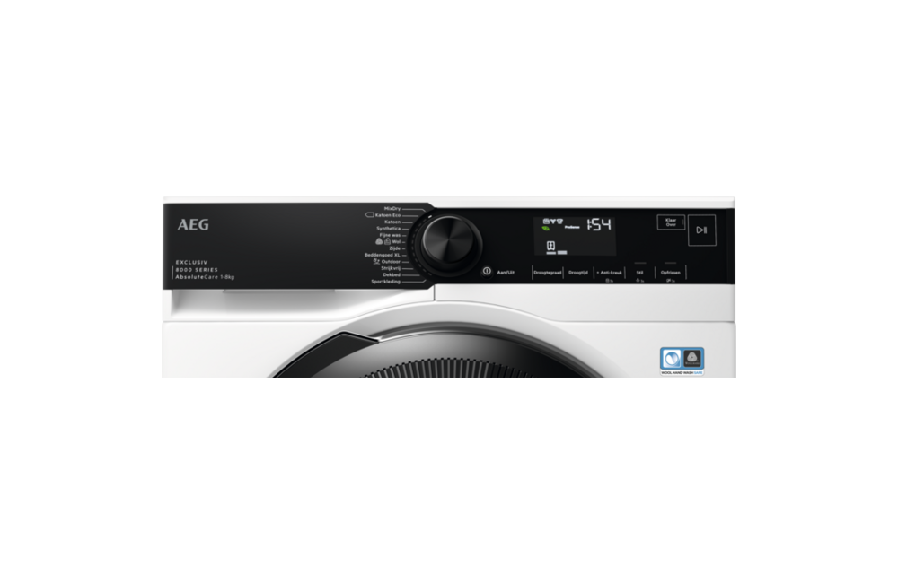 AEG TR8TRIER 8000 Serie AbsoluteCare - Warmtepompdroger