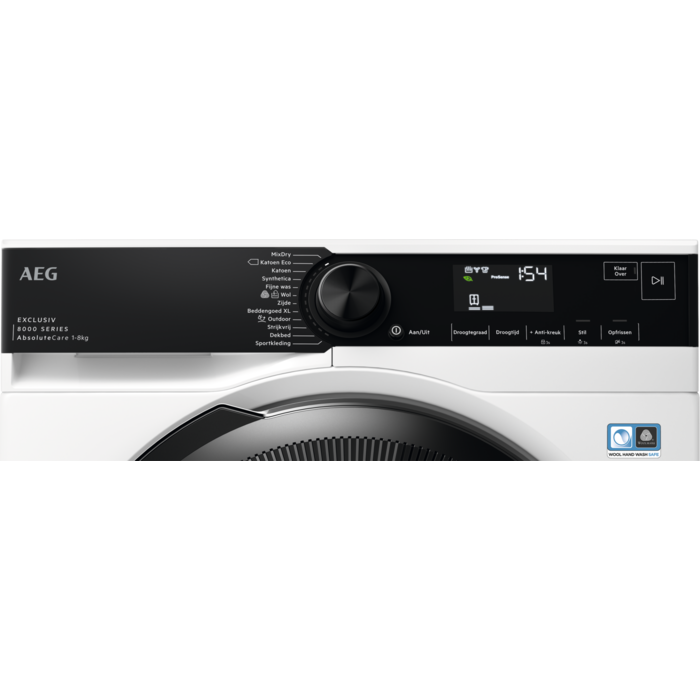 AEG TR8TRIER 8000 Serie AbsoluteCare - Warmtepompdroger