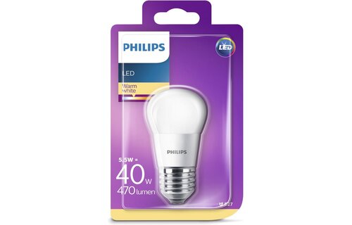 Philips LED Kogellamp 5,5W (40W) E27