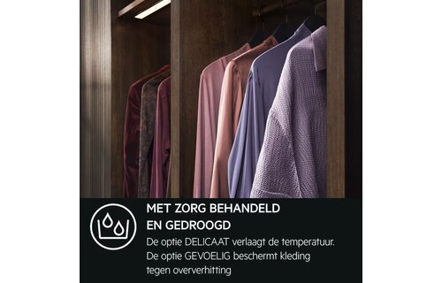 AEG TR86TRIER 8000 Serie AbsoluteCare - Warmtepompdroger