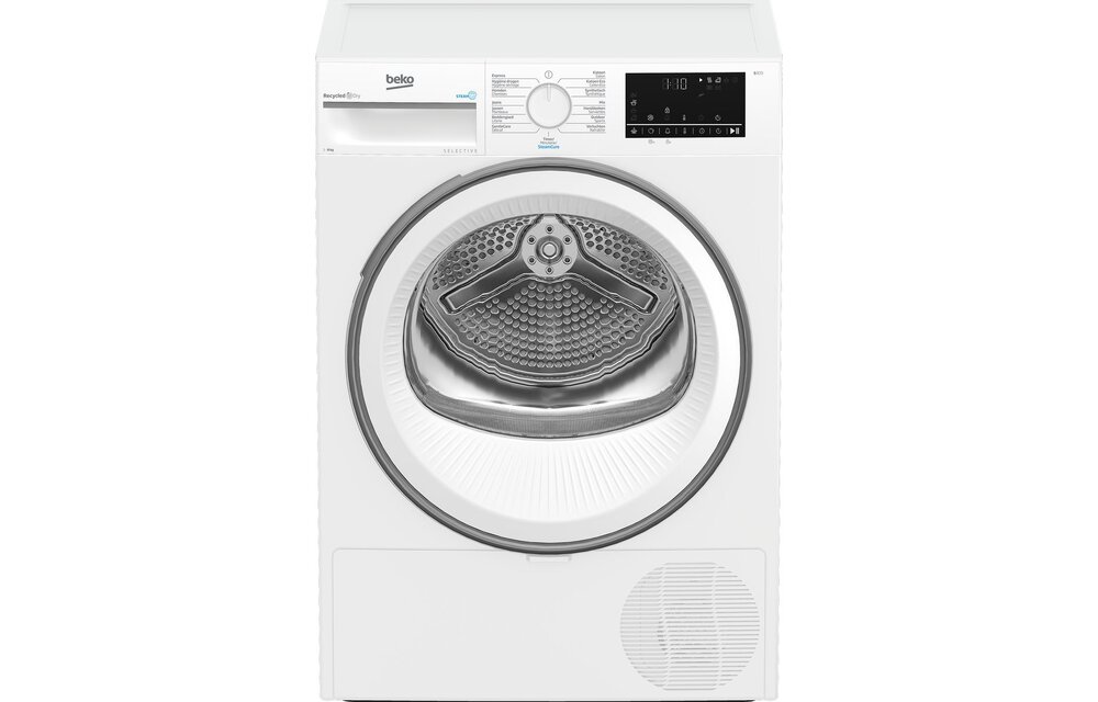Beko B3T6823W2 SteamCure Selective - Warmtepompdroger
