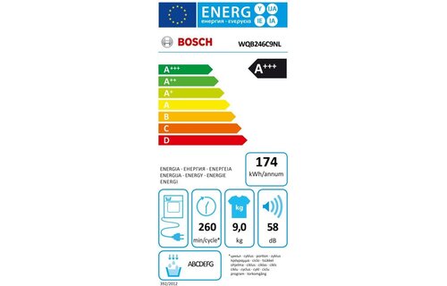 Bosch WQB246C9NL Serie 8 - Warmtepompdroger