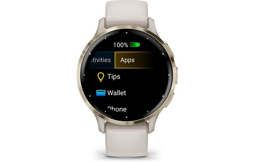 Garmin Venu 3S Goud/Wit - Smartwatch