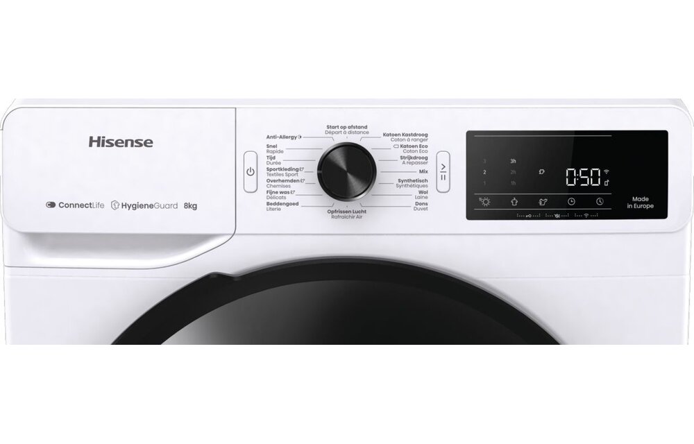 Hisense DH3V800UW/BLX - Warmtepompdroger