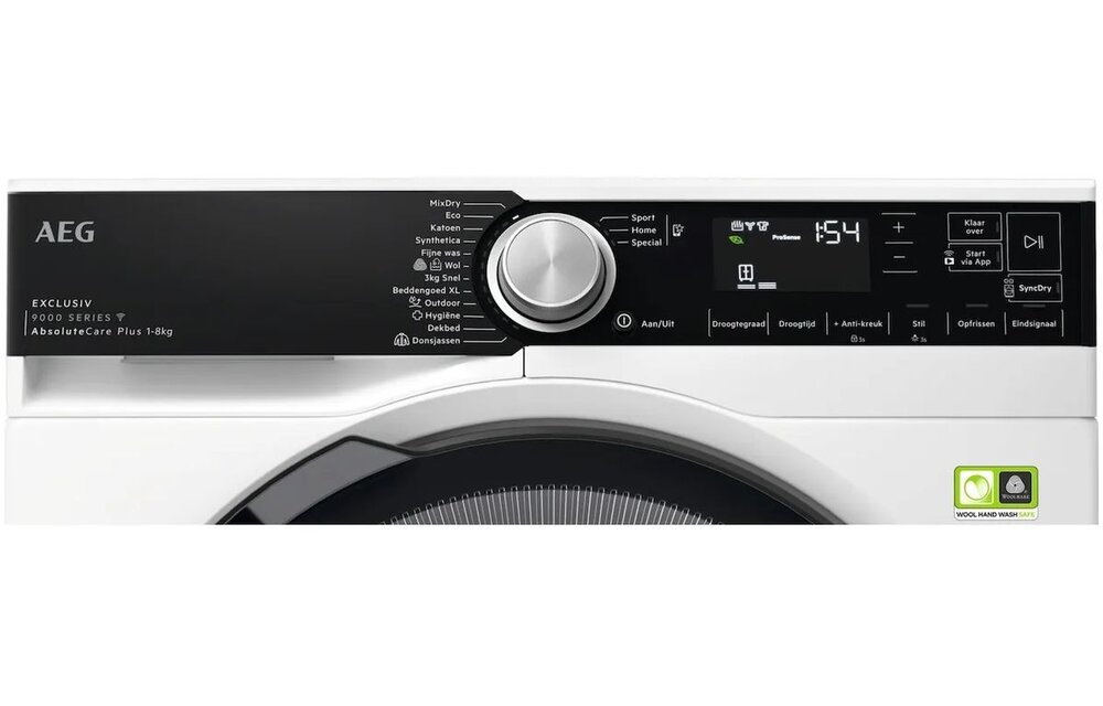 AEG TR97BADEN 9000 Serie AbsoluteCare Plus - Warmtepompdroger