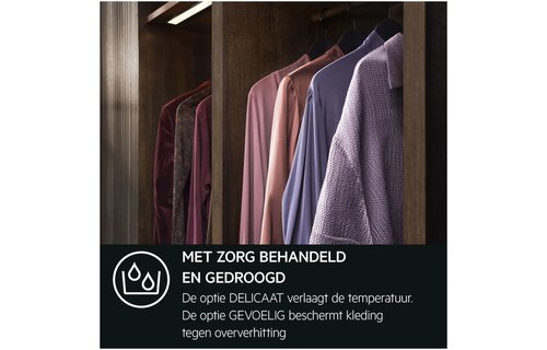 AEG TR97BADEN 9000 Serie AbsoluteCare Plus - Warmtepompdroger