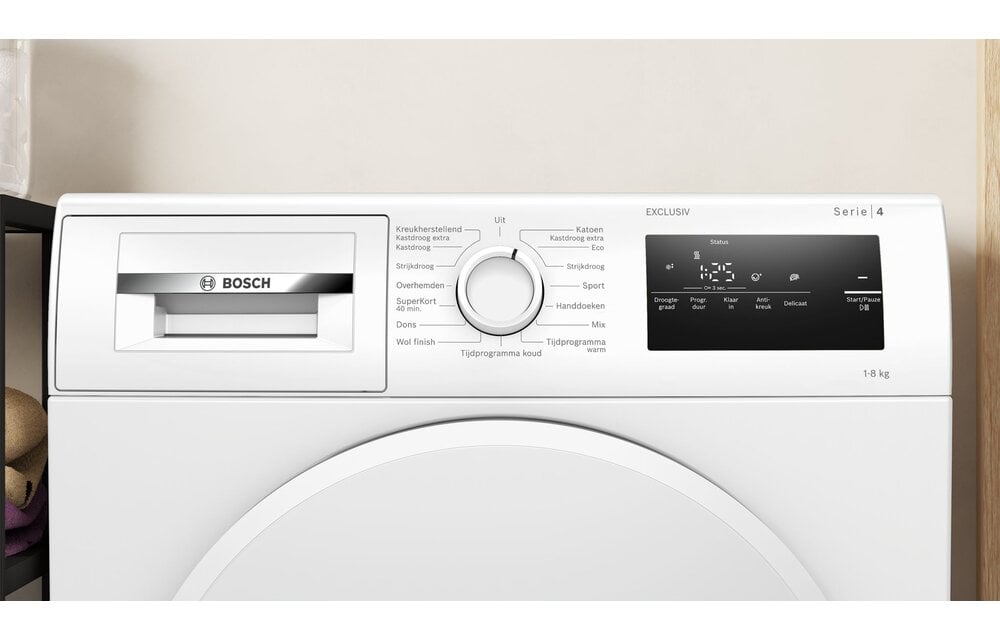 Bosch WTH8300MNL Serie 4 EXCLUSIV - Warmtepompdroger