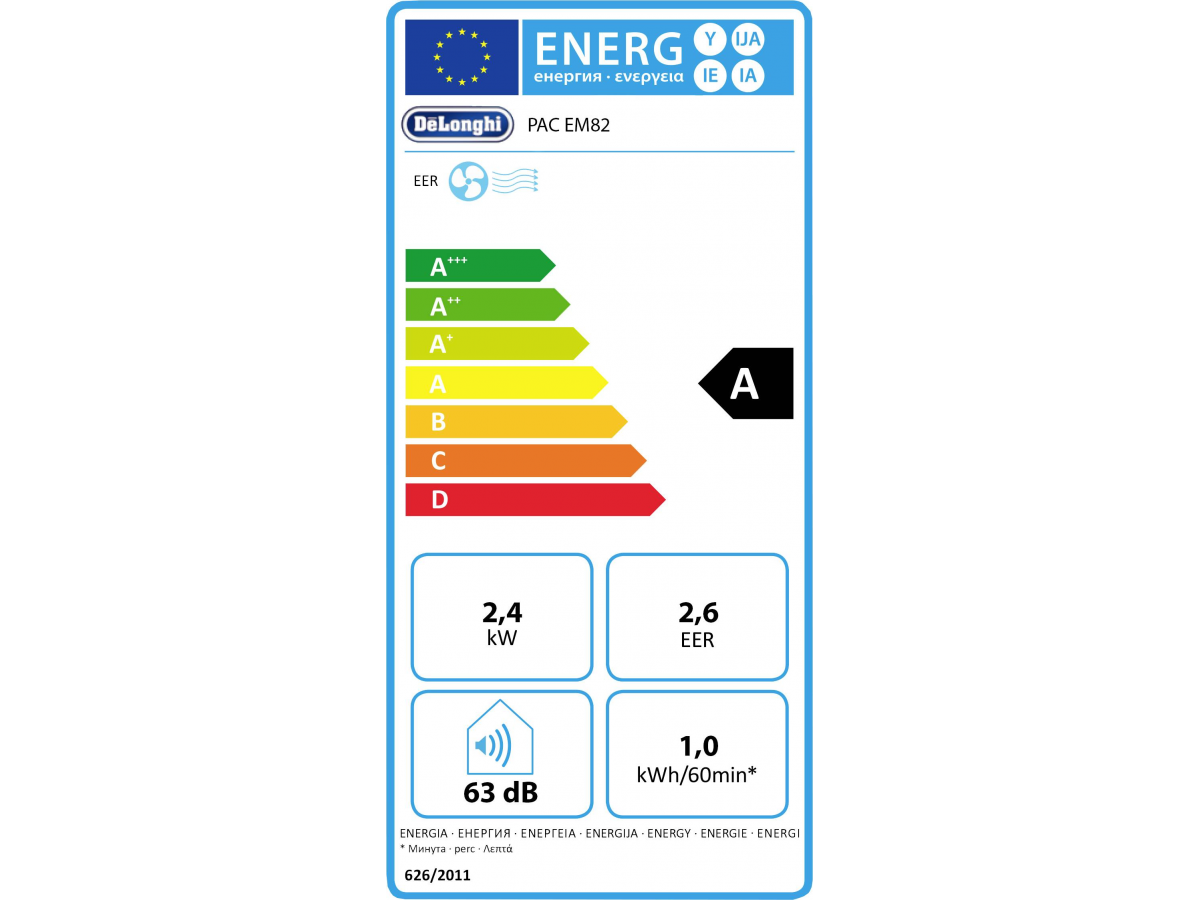 De'Longhi Pinguino PAC EM82 - Mobiele airco