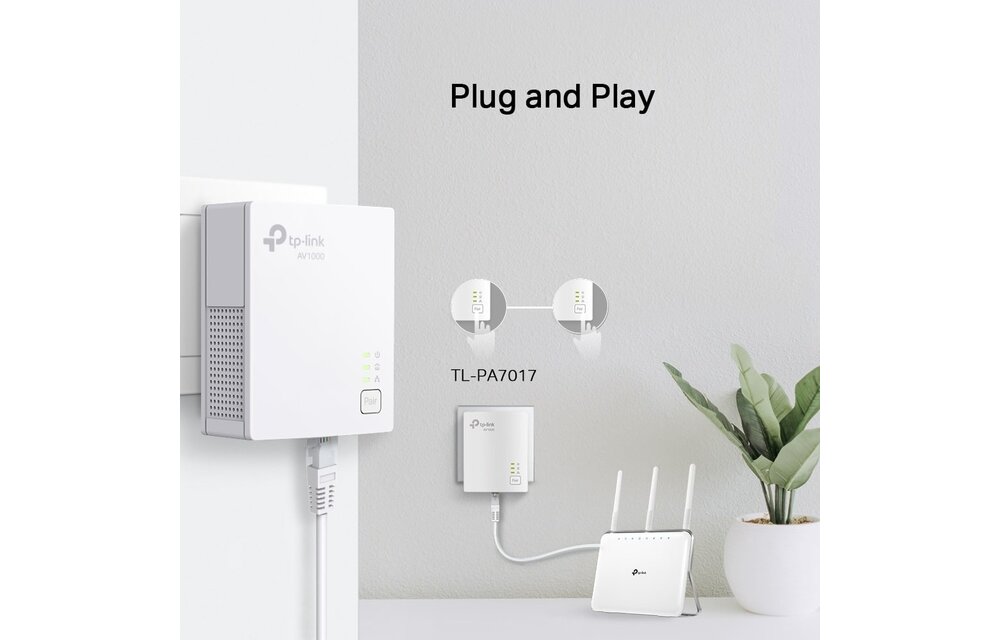 TP-Link TL-PA7017 KIT - Powerline adapter