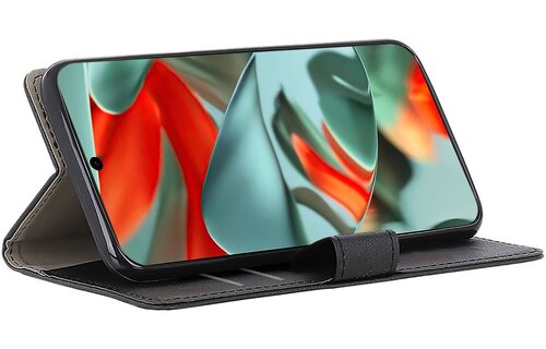 Just in Case Google Pixel 9 Pro XL PU leather Book Case Zwart - Telefoonhoesje