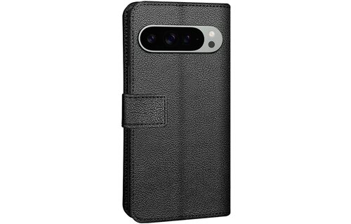 Just in Case Google Pixel 9 Pro XL PU leather Book Case Zwart - Telefoonhoesje