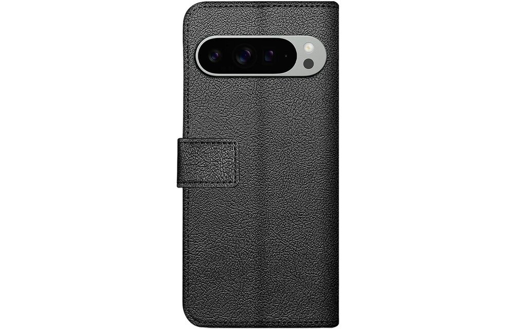 Just in Case Google Pixel 9 Pro XL PU leather Book Case Zwart - Telefoonhoesje