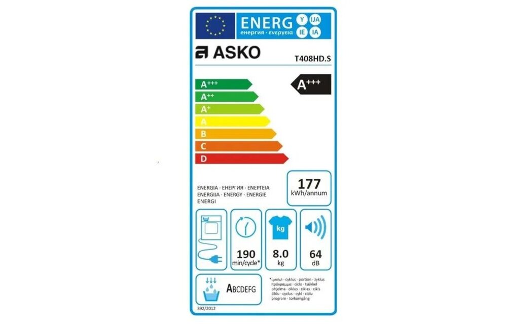 Asko T408HD.S - Warmtepompdroger