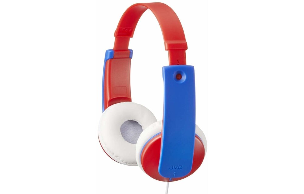 JVC HA-KD7-RNE Blauw/Rood - Kinder koptelefoon