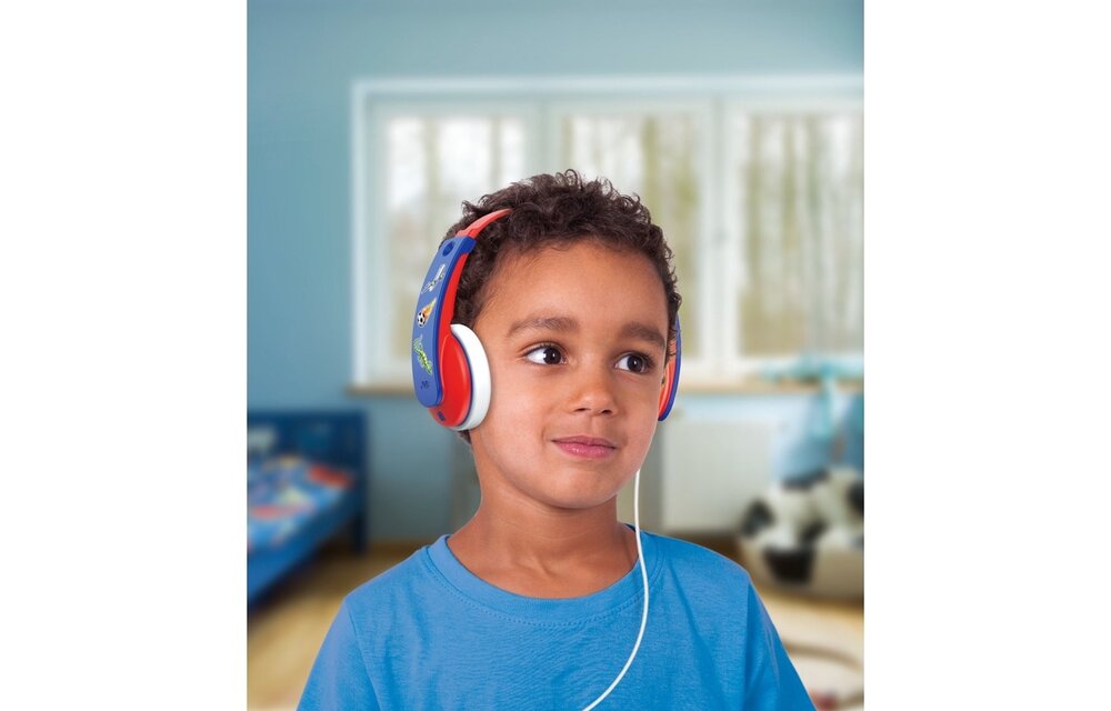 JVC HA-KD7-RNE Blauw/Rood - Kinder koptelefoon