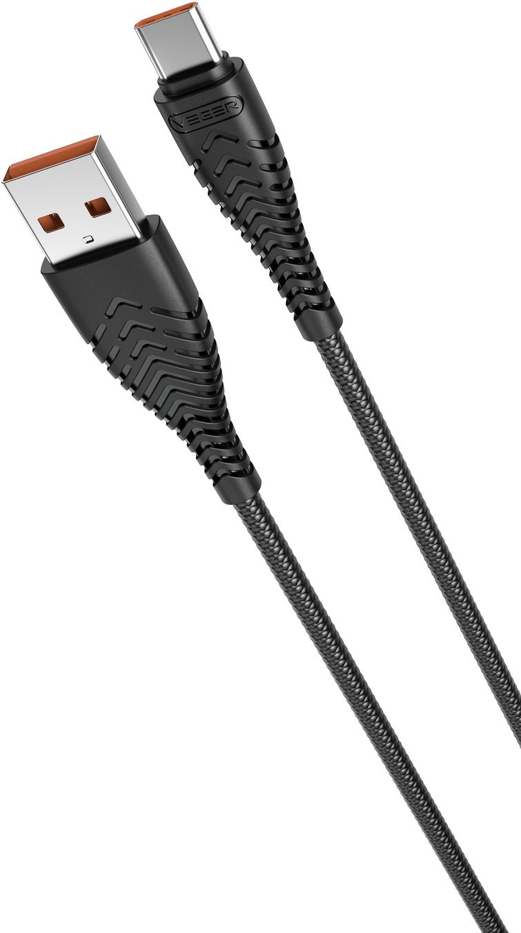 Veger V104 USB-A naar USB-C kabel 1.2m Nylon