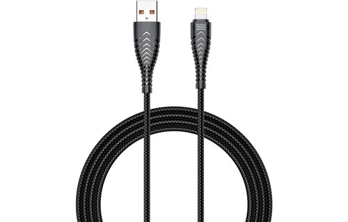 Veger V105 USB-A naar Lightning kabel 1.2m Nylon