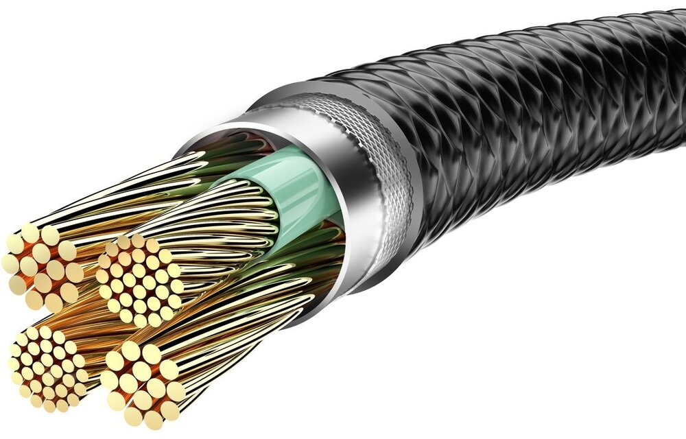 Veger V105 USB-A naar Lightning kabel 1.2m Nylon