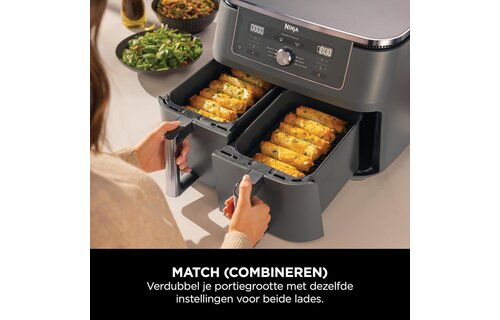 Ninja Dual Zone DZ400EU - Hetelucht friteuse