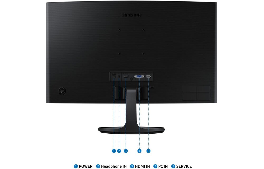 Samsung Essential S3 S36GD 24 inch (D364GAU) Zwart - Monitor