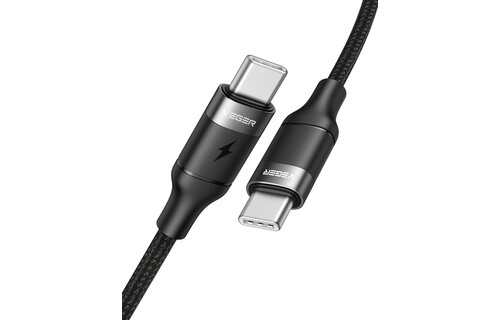 Veger CC02 USB-C naar USB-C kabel 1.5m Braided Nylon
