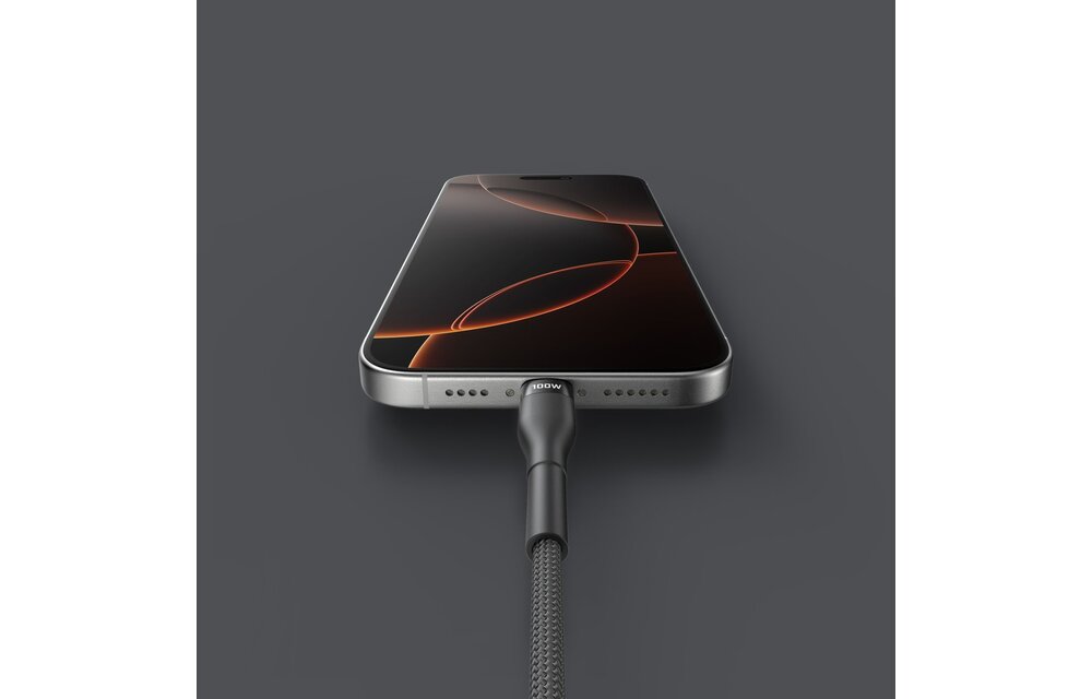 Veger CC05 USB-C naar USB-C kabel 1.5m Braided Aluminium 100Watt