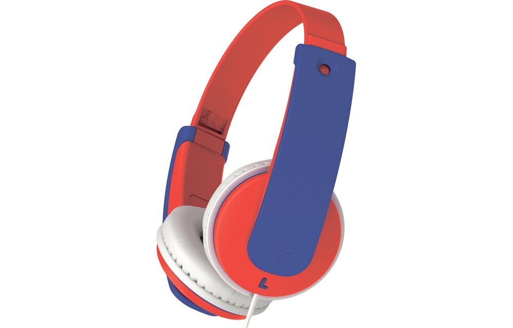 JVC HA-KD7-RNE Blauw/Rood - Kinder koptelefoon
