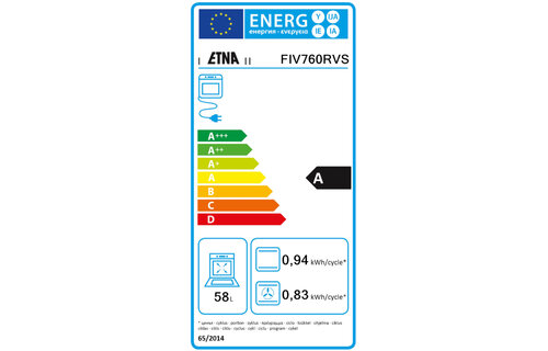 ETNA FIV760RVS - Inductiefornuis