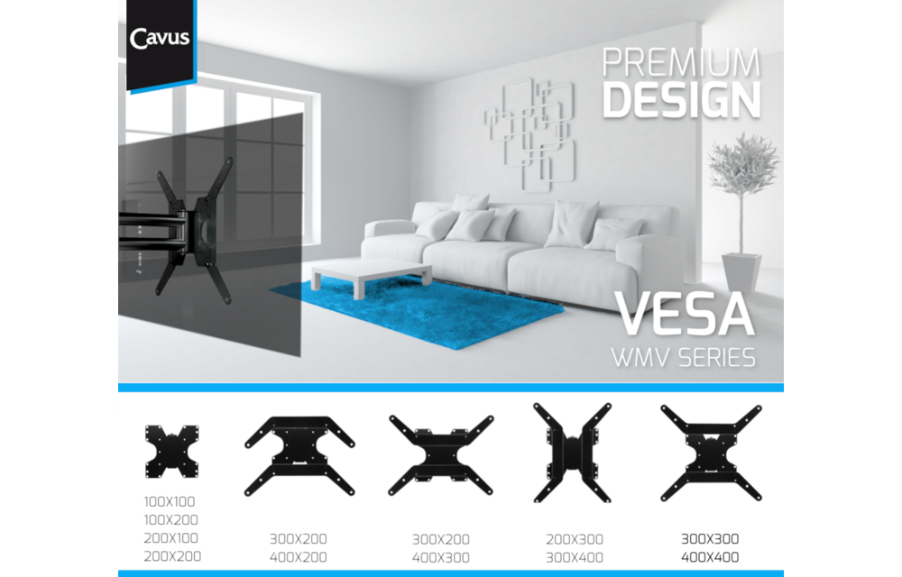 Cavus WMV8050 - TV muurbeugel