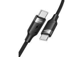 Veger CC02 USB-C naar USB-C kabel 1.5m Braided Nylon