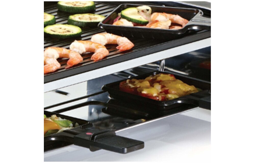 Princess 162840 Raclette 8 Grill and Teppanyaki Party - Gourmetstel