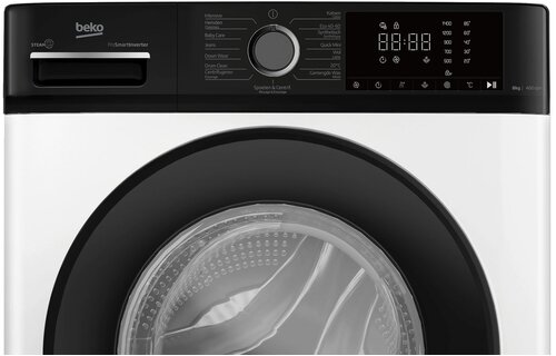 Beko B1W864WB BE SteamCure - Wasmachine