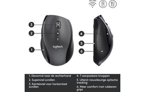 Logitech Wireless Marathon Mouse M705 - Muis