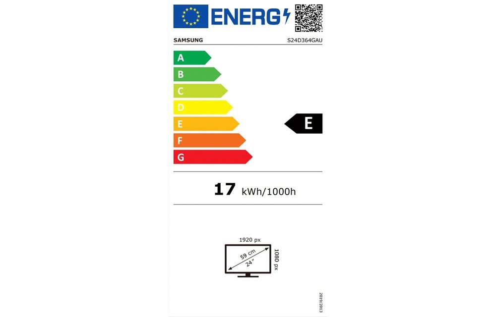 Samsung Essential S3 S36GD 24 inch (D364GAU) Zwart - Monitor