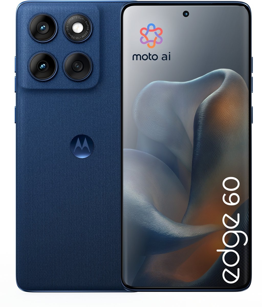 Motorola edge 60 256GB 5G Gibraltar Sea - Mobiele telefoon