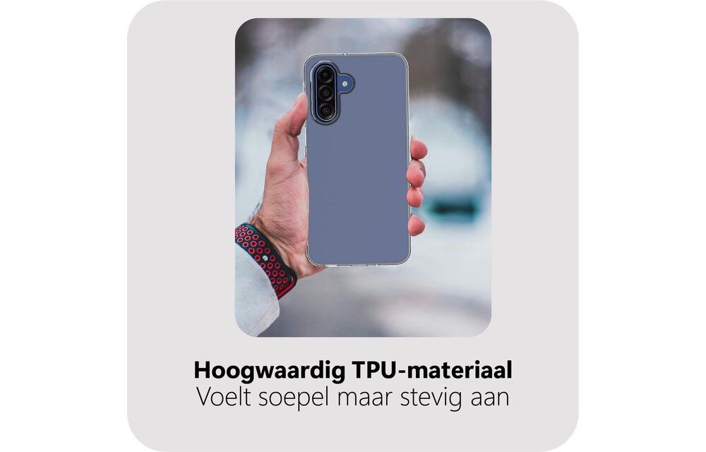 Just in Case Zero% Case Samsung Galaxy A17 Soft TPU Backcover Transparant - Telefoonhoesje