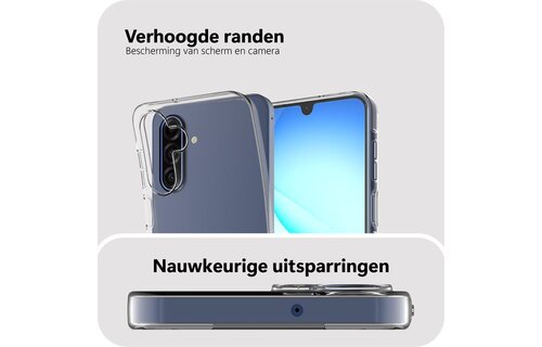 Just in Case Zero% Case Samsung Galaxy A17 Soft TPU Backcover Transparant - Telefoonhoesje