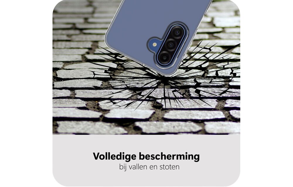 Just in Case Zero% Case Samsung Galaxy A17 Soft TPU Backcover Transparant - Telefoonhoesje