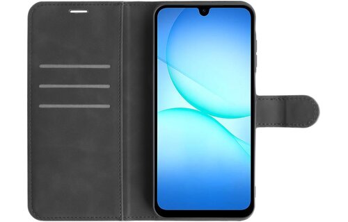 Just in Case Samsung Galaxy A17 (4G / 5G) PU leather Wallet Case Zwart - Telefoonhoesje