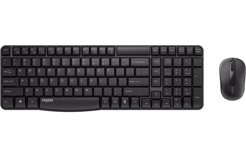 Rapoo X1800S - Toetsenbord + muis set