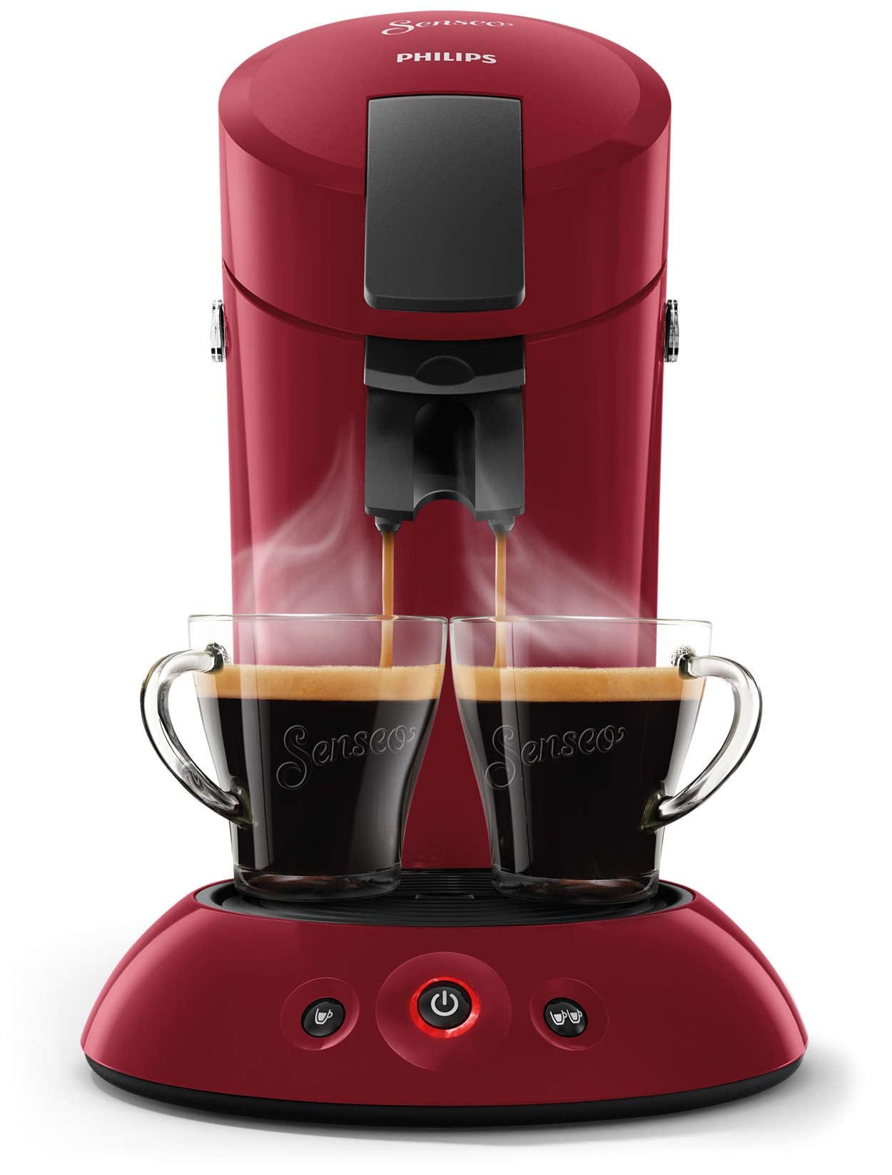 Philips Senseo Original  HD6553/80 Rood - Koffiemachine