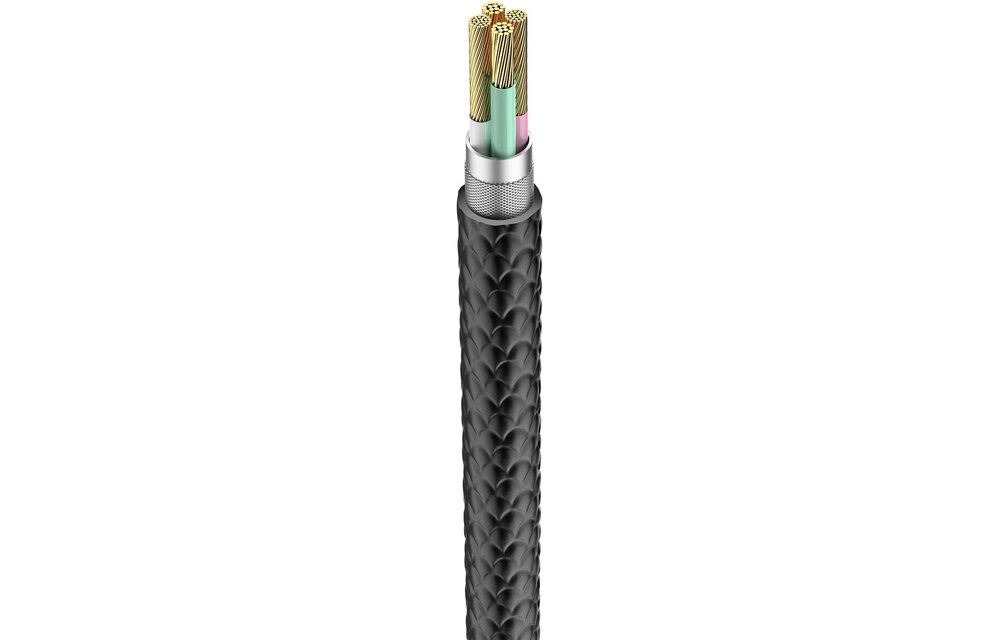 Veger V105 USB-A naar Lightning kabel 1.2m Nylon