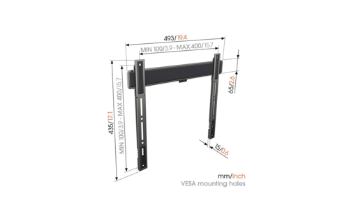 Vogel's TVM 5405 32 tot 77 inch Platte muurbeugel - TV muurbeugel