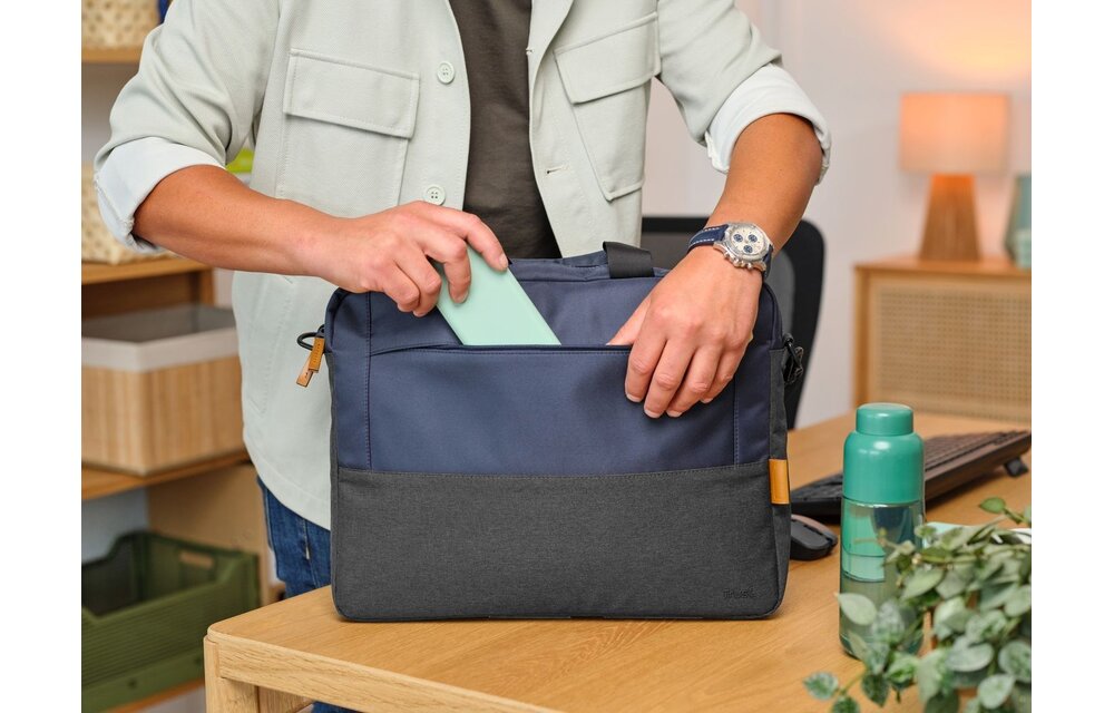 Trust Lisboa 16 inch Eco Blauw - Laptoptas