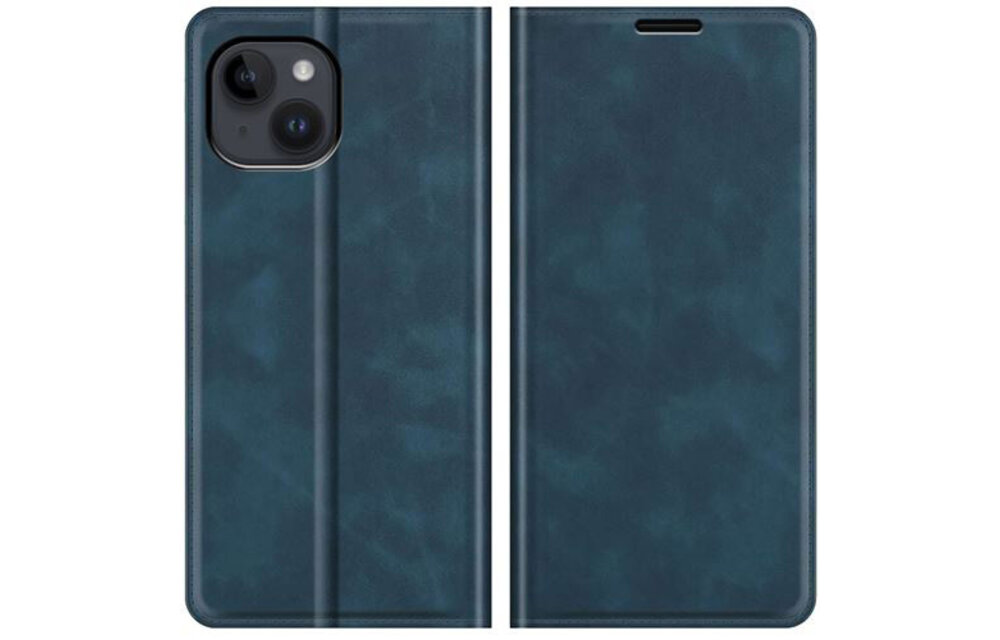 Just in Case Wallet Magnetic hoesje Blauw voor iPhone 14 - Telefoonhoesje