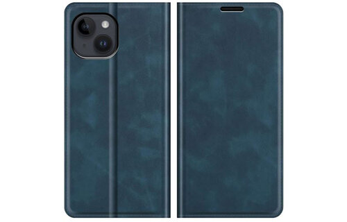 Just in Case Wallet Magnetic hoesje Blauw voor iPhone 14 - Telefoonhoesje