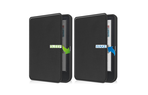 Just in Case Kobo Clara Folio Case Zwart - Beschermhoes