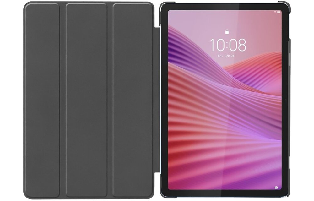 Just in Case Lenovo Tab Smart Trifold Case Zwart - Tablethoes
